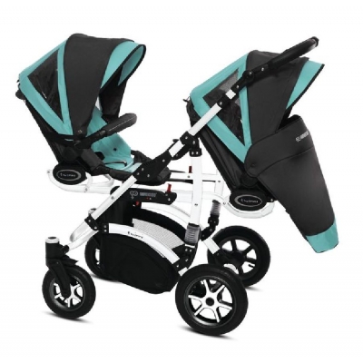 TWINNI Premium 2w1 Biały Stelaż